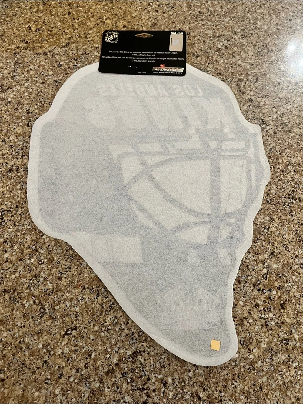 Los Angeles Kings Black & Purple Helmet Wall Pennant 13” x 18”